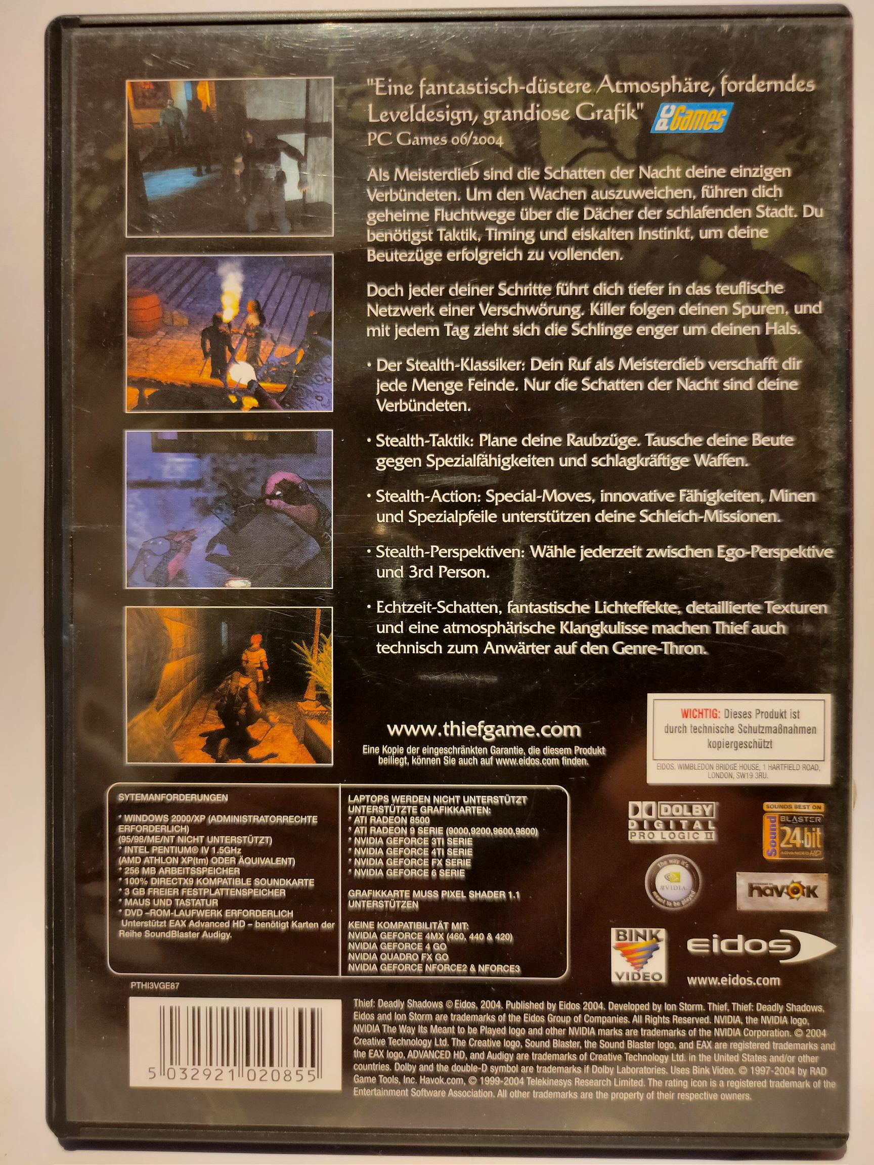 Thief Deadly Shadows - Valve Steam (Leader - 1) video game collectible [Barcode 5032921020855] - Main Image 2