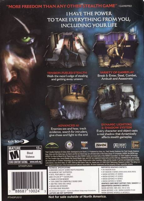 Thief: Deadly Shadows - PC video game collectible - Main Image 2