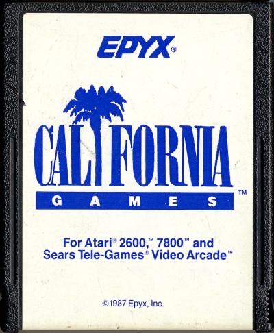 California Games - Atari 2600 (Epyx - 2) video game collectible [Barcode 5018064460550] - Main Image 3