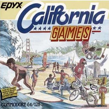 California Games - Commodore 64 (Epyx, Inc.) video game collectible - Main Image 1