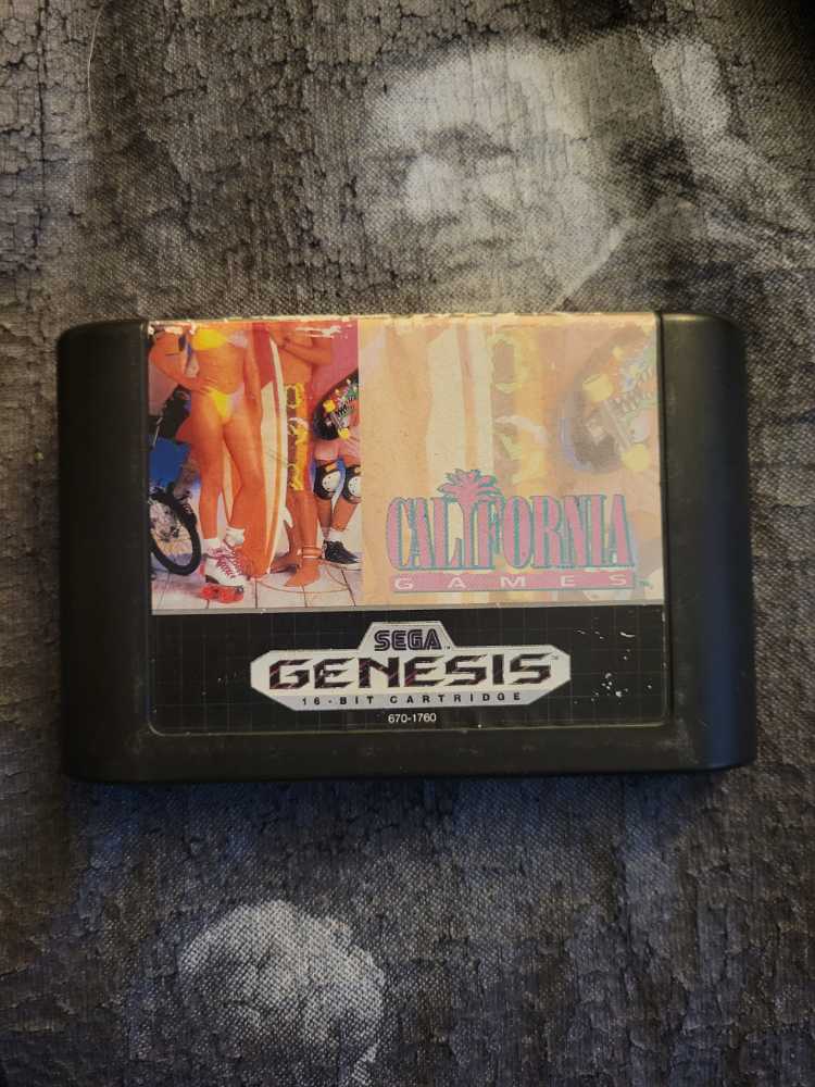 California Games (LOOSE) - Sega Genesis (Mega Drive) video game collectible - Main Image 2