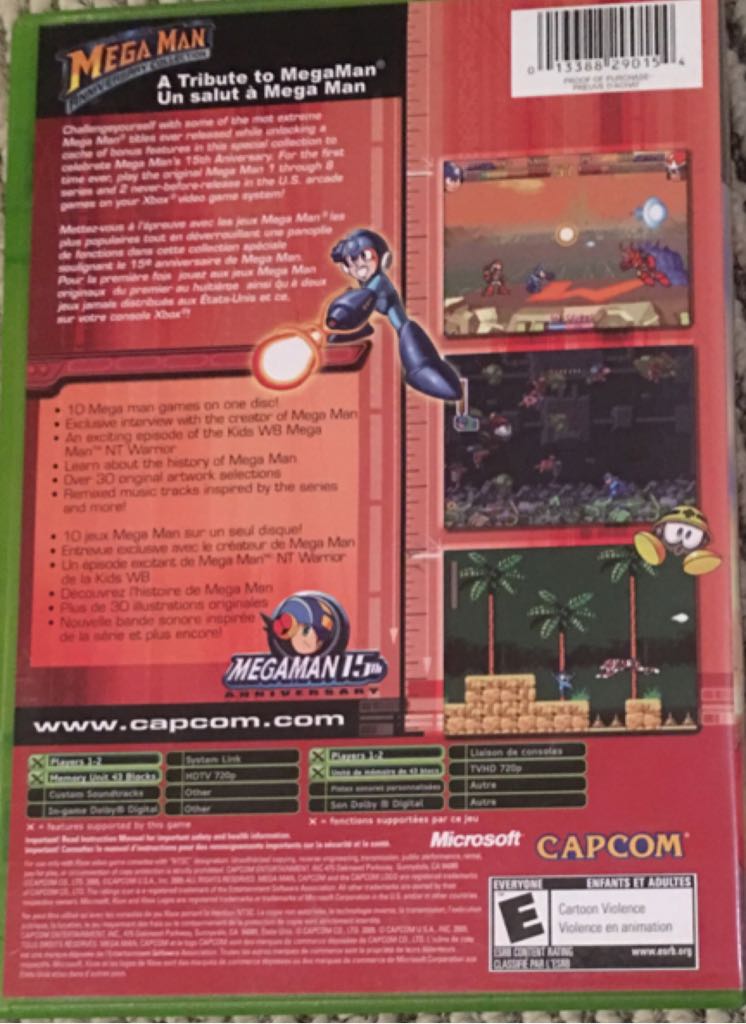 Mega Man Anniversary Collection - Microsoft Xbox (Capcom) video game collectible - Main Image 2
