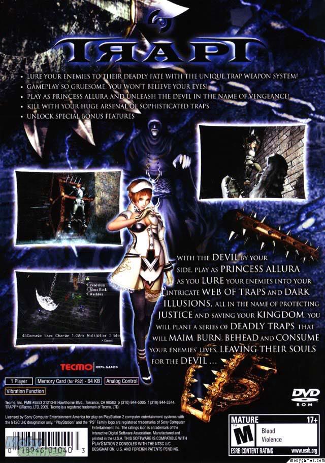 Trapt - Sony PlayStation 2 (PS2) (1) video game collectible [Barcode 5026555305280] - Main Image 2
