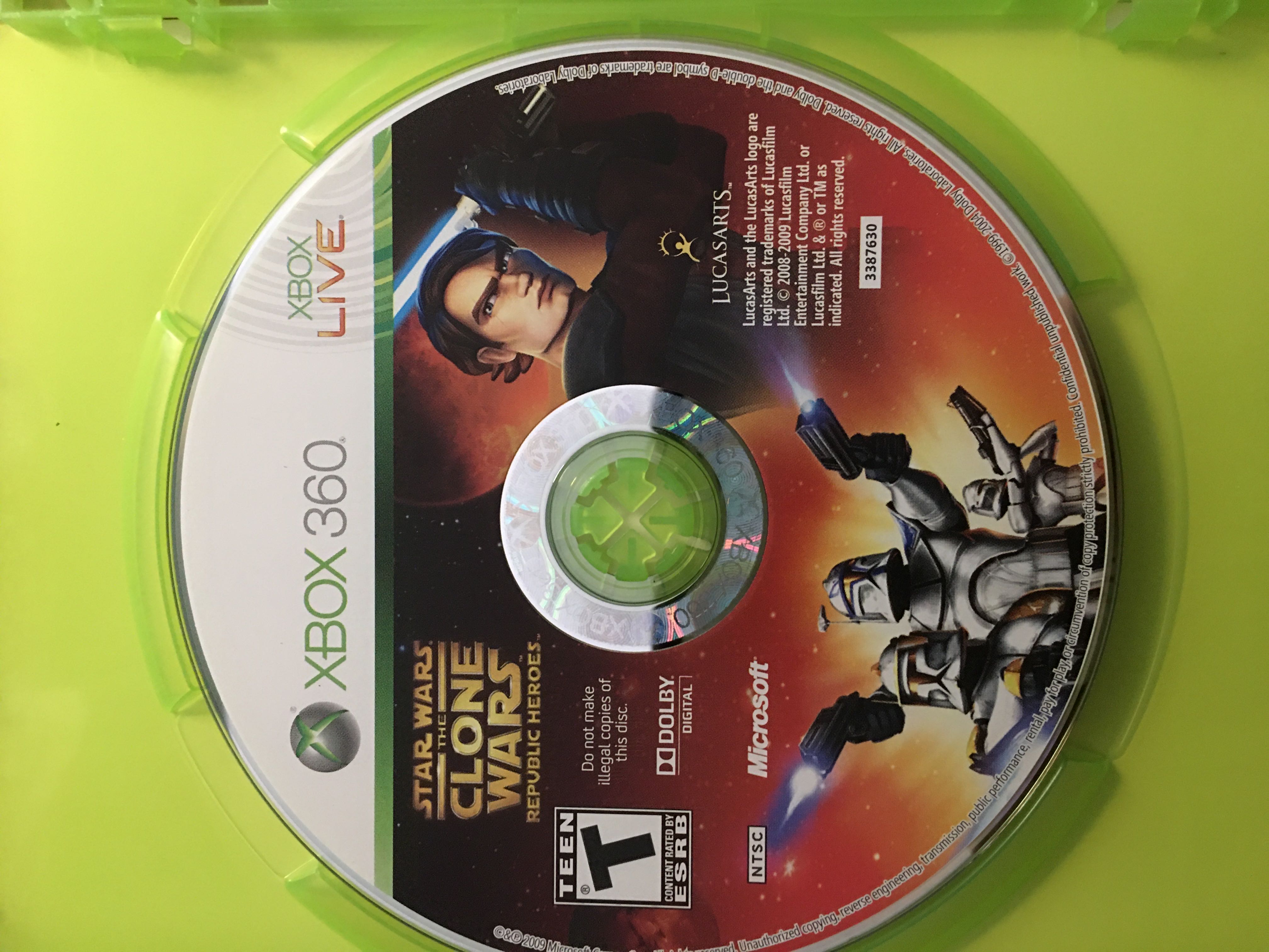 Star Wars The Clone Wars: Republic Heroes - Microsoft Xbox 360 (LucasArts - 2) video game collectible [Barcode 023272338763] - Main Image 3