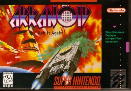 Arkanoid - Nintendo Super Nintendo Entertainment System (SNES) video game collectible - Main Image 2