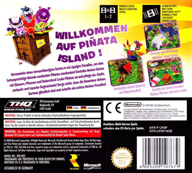 Viva Pinata Pocket Paradise - Nintendo DS (Play THQ - 1) video game collectible [Barcode 4005209107709] - Main Image 2