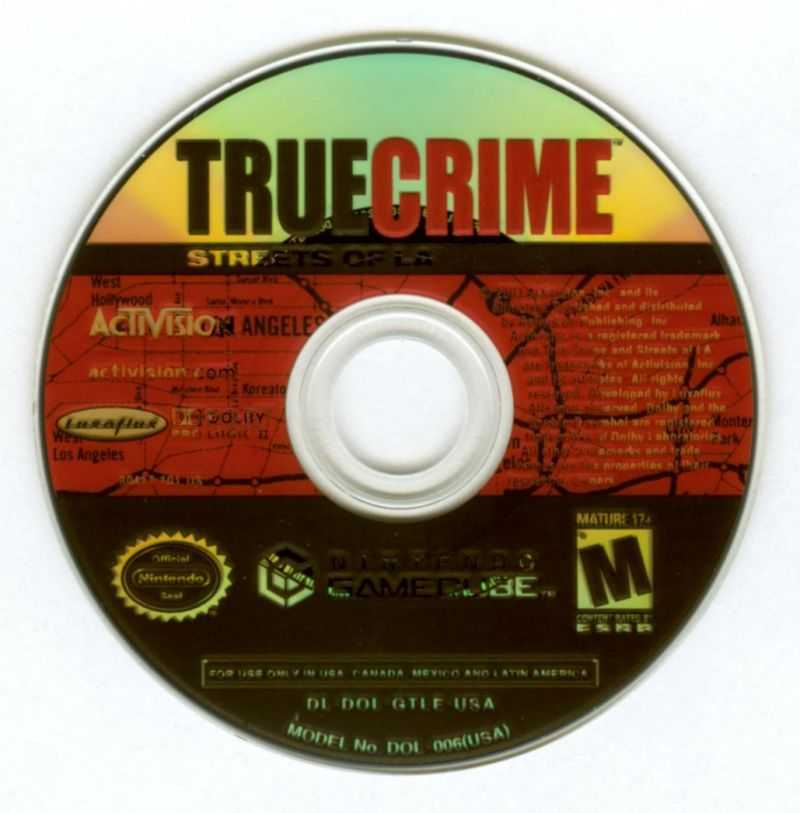True Crime Streets Of LA - Nintendo GameCube (Activision) video game collectible [Barcode 4787580417] - Main Image 3