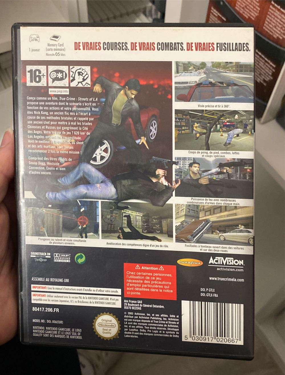 True Crime Streets Of LA - Nintendo GameCube (1) video game collectible [Barcode 5030917020667] - Main Image 2