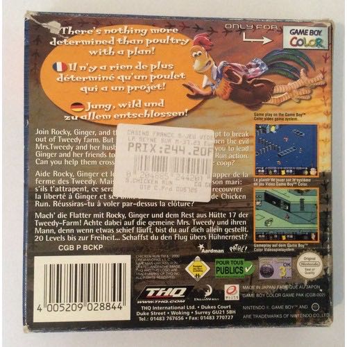 Chicken Run - Nintendo Game Boy Color video game collectible [Barcode 785138320656] - Main Image 2