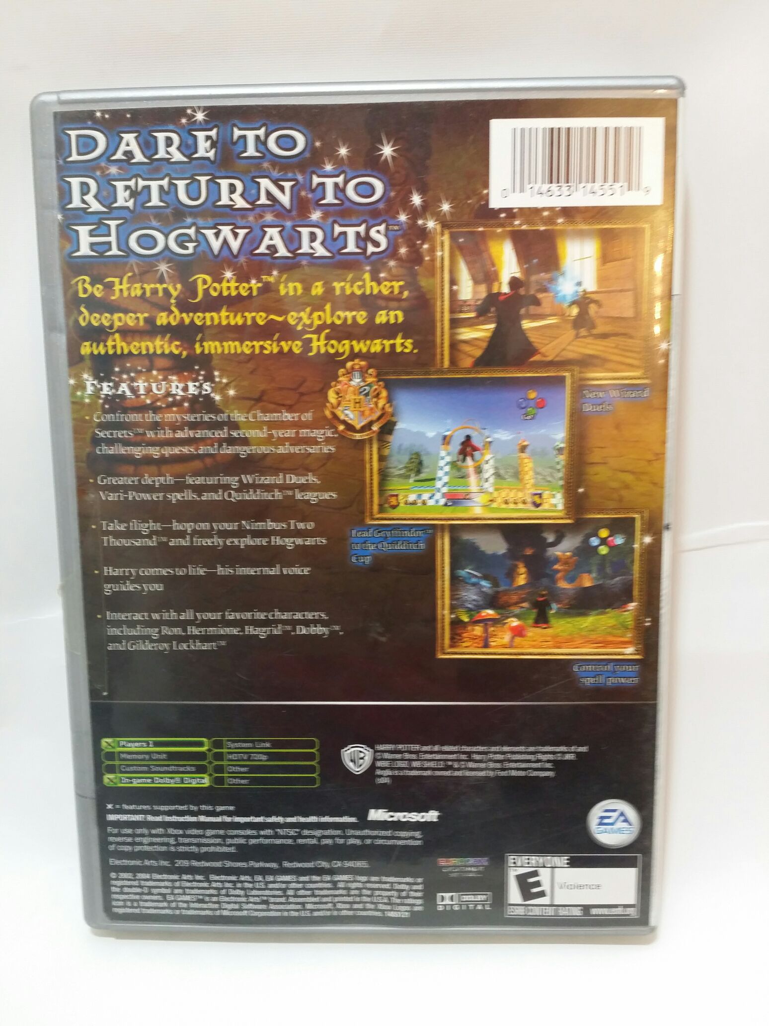 Harry Potter And The Chamber Of Secrets - Microsoft Xbox video game collectible - Main Image 2