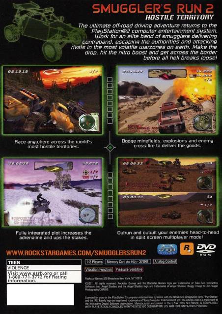 Smugglers Run 2 - Hostile territory - Sony PlayStation 2 (PS2) (Take Two Interactive - 2) video game collectible [Barcode 5026555300544] - Main Image 2