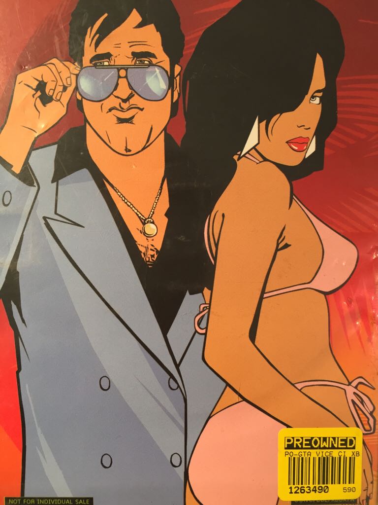 Grand Theft Auto Vice City - Microsoft Xbox video game collectible - Main Image 2