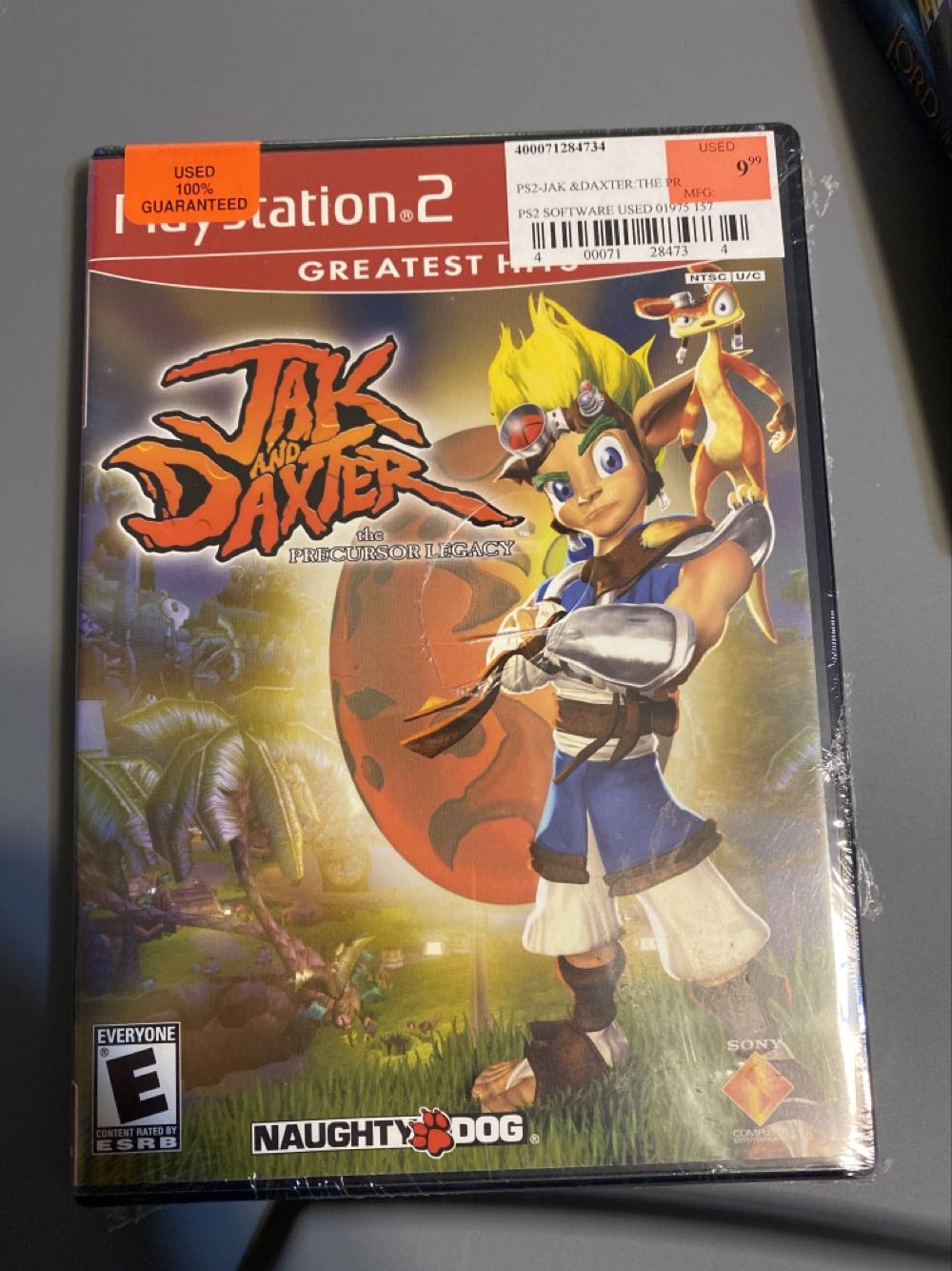 Jak and Daxter The Precursor Legacy Greatest Hits - Sony PlayStation 2 (PS2) video game collectible [Barcode 44122528288254] - Main Image 2