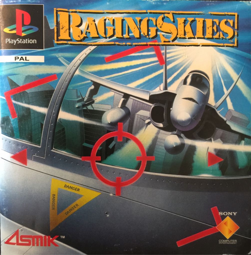Raging Skies - Sony PlayStation video game collectible [Barcode 711719622123] - Main Image 1