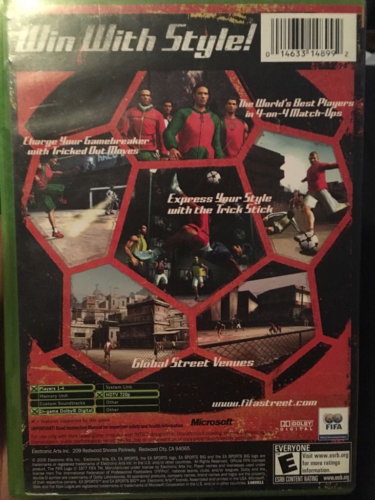 FIFA Street - Microsoft Xbox (Ea Sports - 1-4) video game collectible [Barcode 5030930041960] - Main Image 2