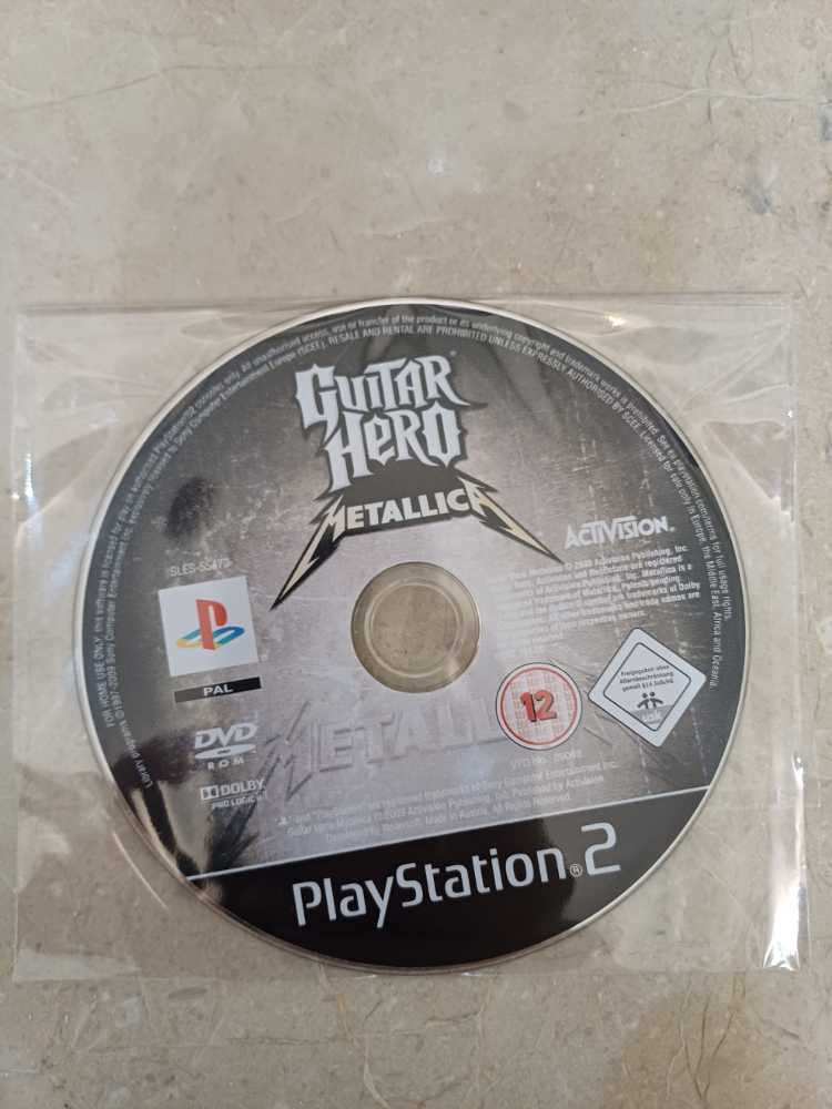 Guitar Hero Metallica - Sony PlayStation 2 (PS2) video game collectible [Barcode 5030917068119] - Main Image 2