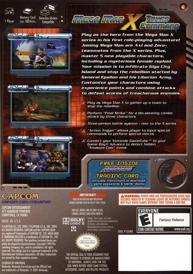 Megaman X Command Mission - Sony PlayStation 2 (PS2) video game collectible [Barcode 013322800753] - Main Image 2