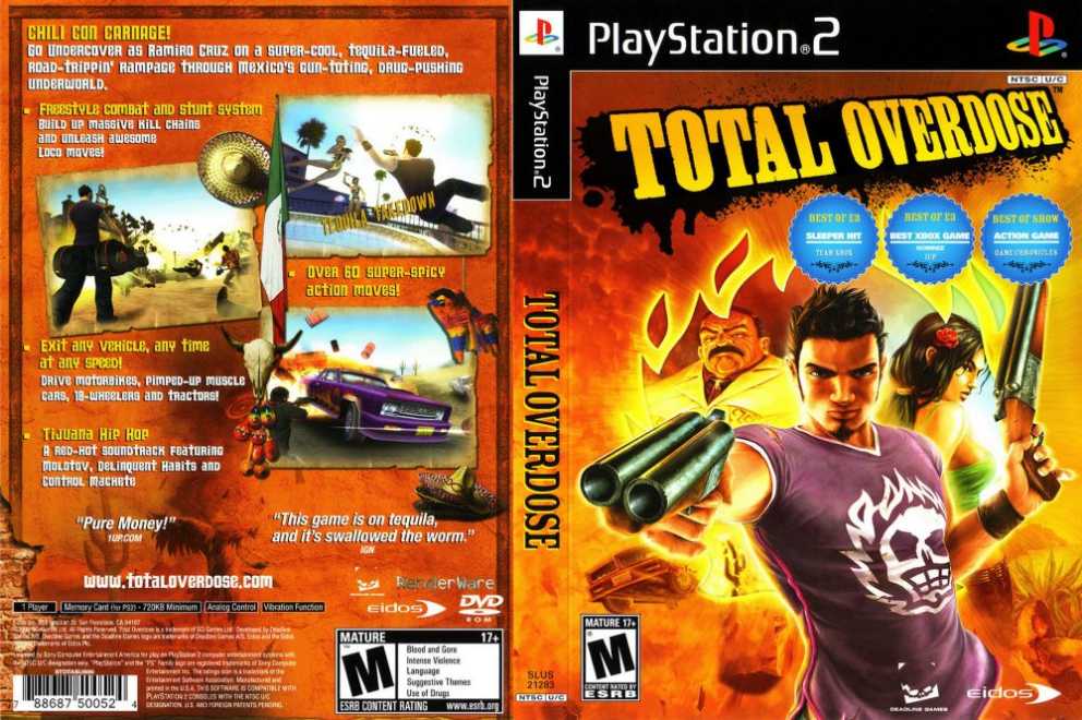 Total Overdose - Sony PlayStation 2 (PS2) video game collectible - Main Image 2