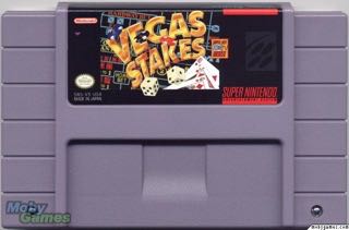 Vegas Stakes - Nintendo Super Nintendo Entertainment System (SNES) (Nintendo - 1-4) video game collectible [Barcode 0045496830205] - Main Image 1