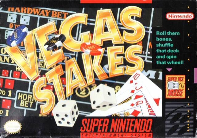Vegas Stakes - Nintendo Super Nintendo Entertainment System (SNES) video game collectible - Main Image 1