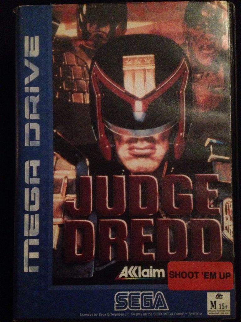 Judge Dredd - Sega Megadrive (Acclaim - 1) video game collectible [Barcode 9312544031176] - Main Image 1