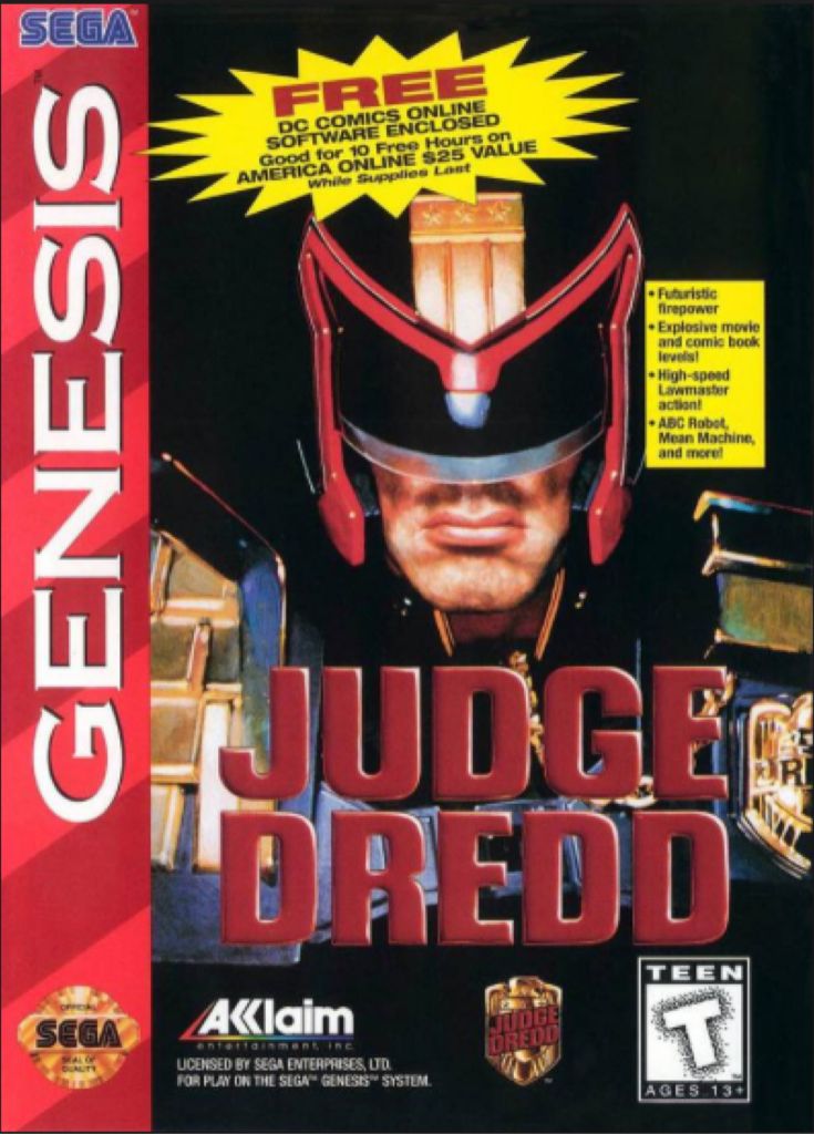 Judge Dredd - Sega Genesis (Mega Drive) video game collectible - Main Image 1