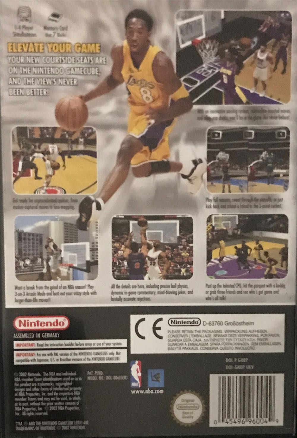 NBA Courtside 2002 - Nintendo GameCube (Nintendo - 4) video game collectible [Barcode 045496390235] - Main Image 2