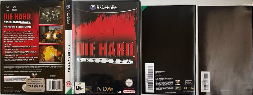 Die Hard: Vendetta - Nintendo GameCube (Nda Productions - 1) video game collectible [Barcode 3348542162150] - Main Image 4