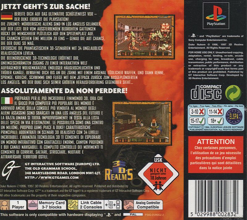 Duke Nukem - Sony PlayStation video game collectible - Main Image 2