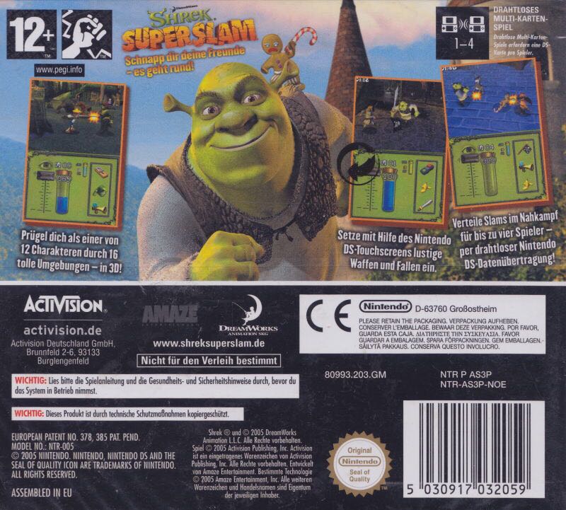 Shrek Super Slam - Nintendo DS (4) video game collectible [Barcode 5030917029509] - Main Image 2