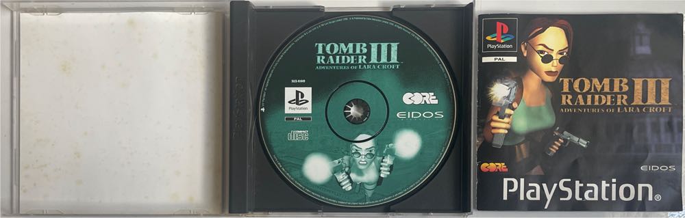 Tomb Raider 3 - Sony PlayStation (Eidos - 1) video game collectible - Main Image 3