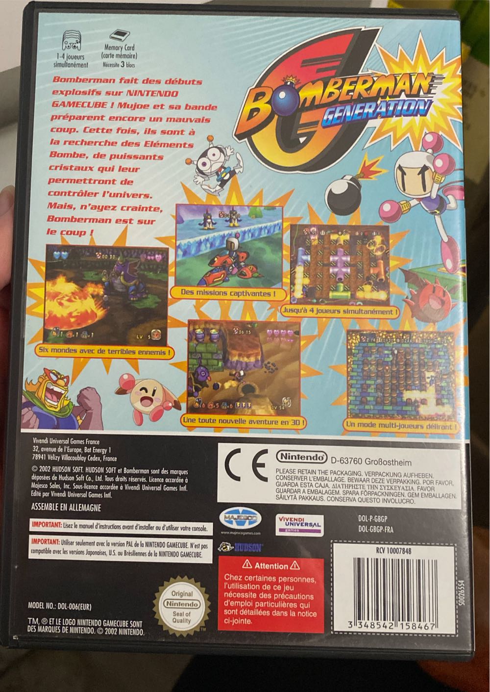 Bomberman Generation - Nintendo GameCube (Hudson Soft - 4) video game collectible [Barcode 3348542158467] - Main Image 2