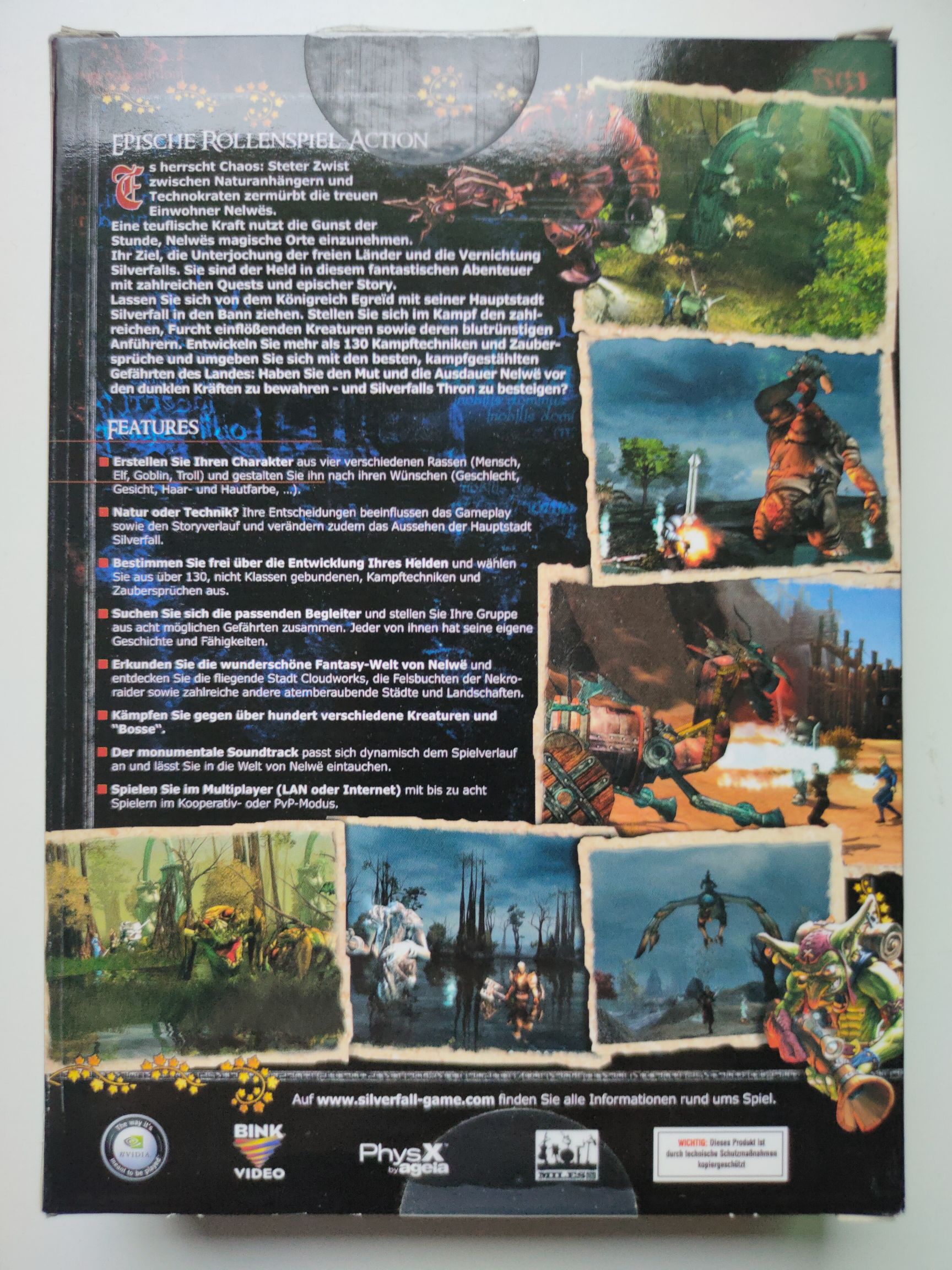 Silverfall - PC (Monte Cristo) video game collectible [Barcode 3760007414824] - Main Image 2