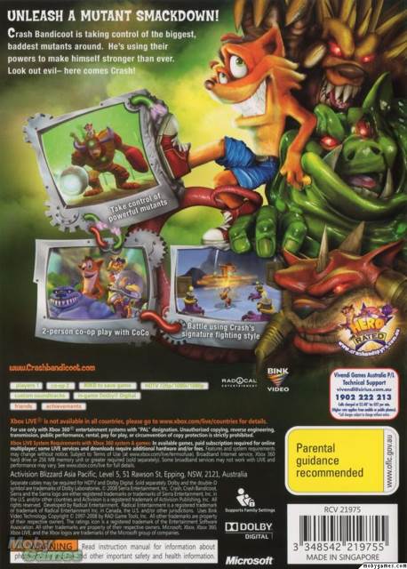 Crash: Mind Over Mutant - Nintendo Wii video game collectible [Barcode 334852220157] - Main Image 2