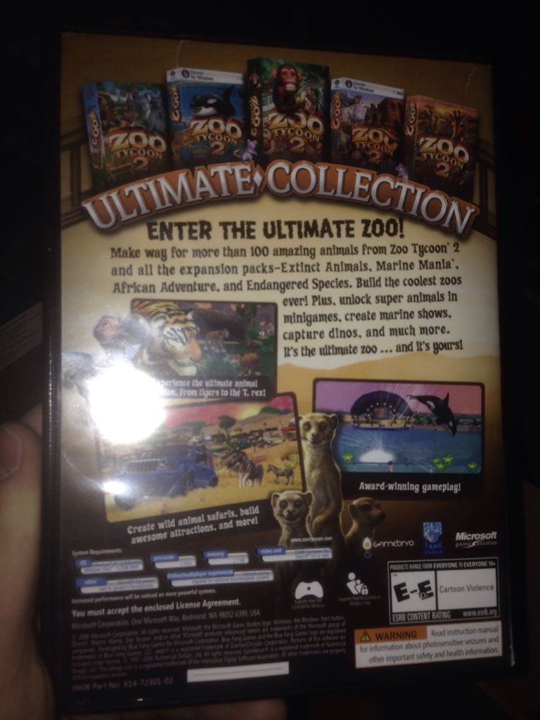ZOO TYCOON 2 - PC video game collectible - Main Image 2