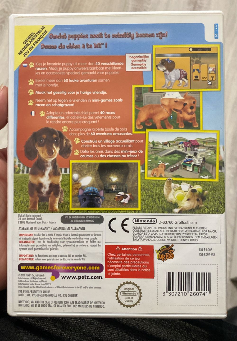 DOGZ - Nintendo Wii video game collectible [Barcode 3307210260741] - Main Image 2