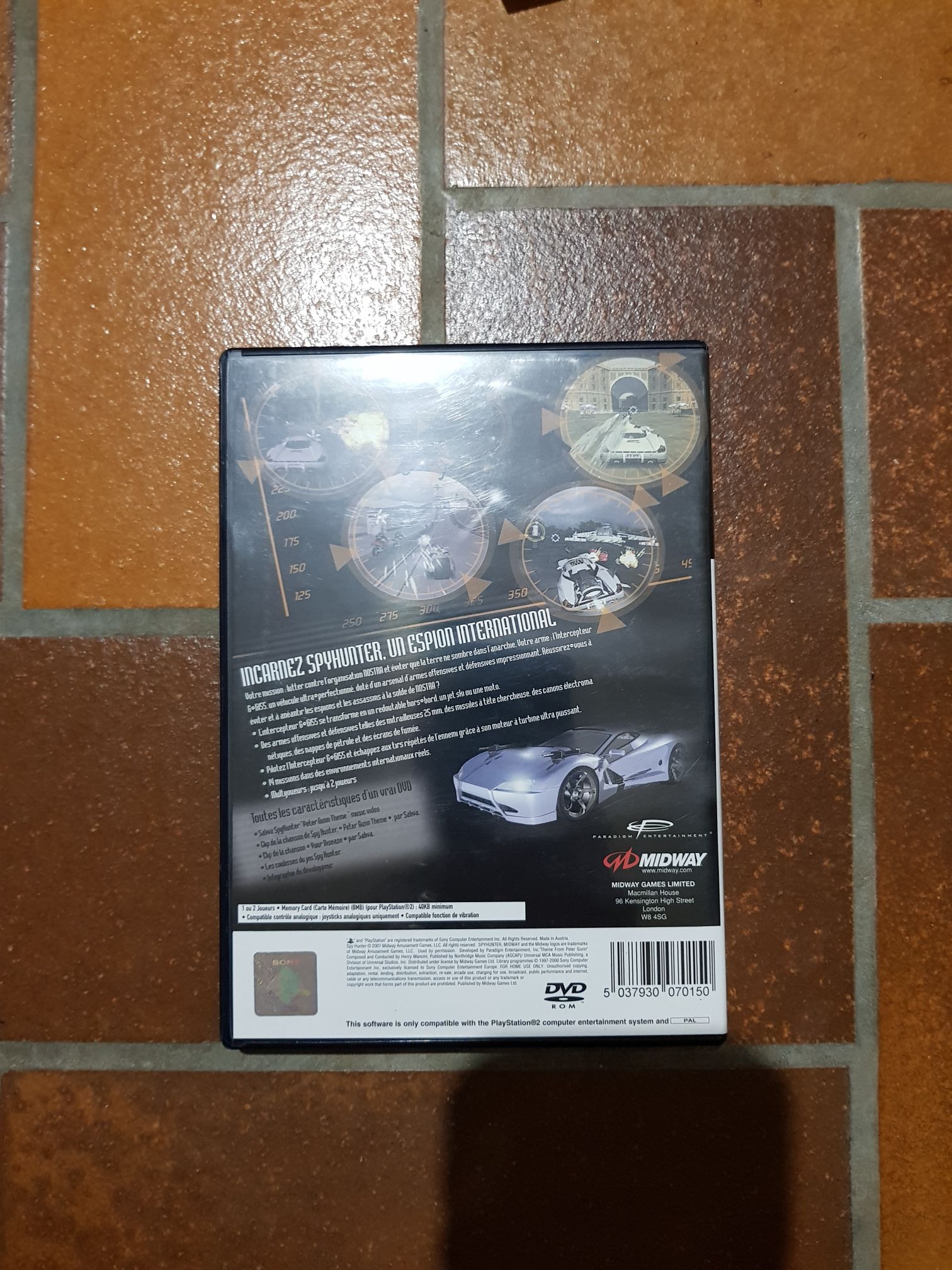 Spyhunter - Sony PlayStation 2 (PS2) (Midway - 1) video game collectible [Barcode 5037930070150] - Main Image 2