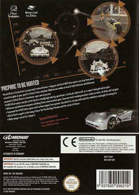 SpyHunter - Nintendo GameCube (1-2) video game collectible [Barcode 5037930090202] - Main Image 2