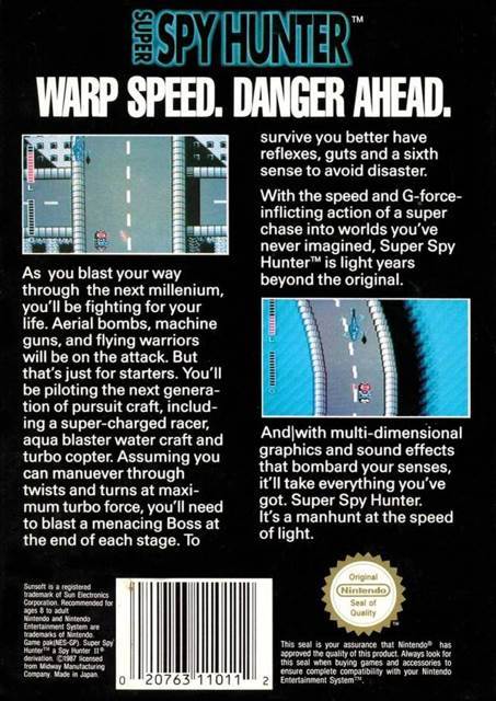 SPYHUNTER - Nintendo Entertainment System (NES) video game collectible - Main Image 2