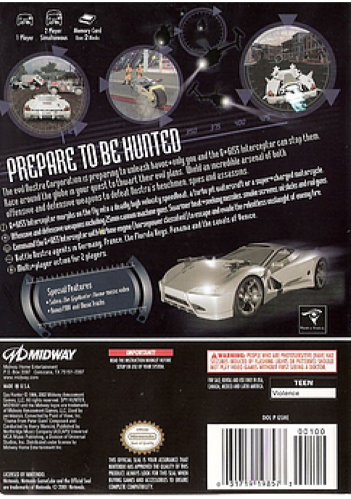 SPYHUNTER - Nintendo GameCube video game collectible - Main Image 2