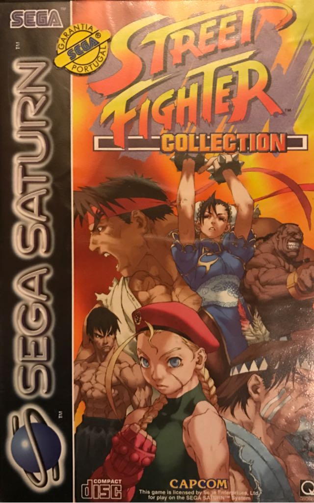 Street Fighter Collection - Sega Saturn (Capcom) video game collectible - Main Image 1