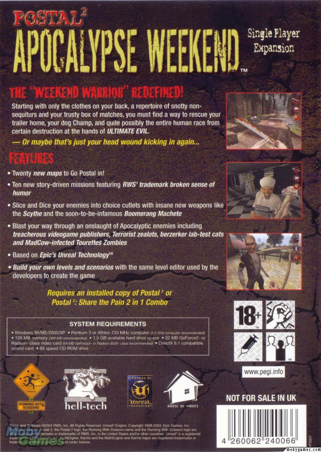 Postal 2 - Apocalypse Weekend - PC (Hell-Tech - 1) video game collectible [Barcode 4260062240066] - Main Image 2