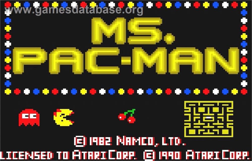 Ms. Pac-Man - Atari Lynx (Atari Corporation) video game collectible [Barcode 077000020451] - Main Image 3