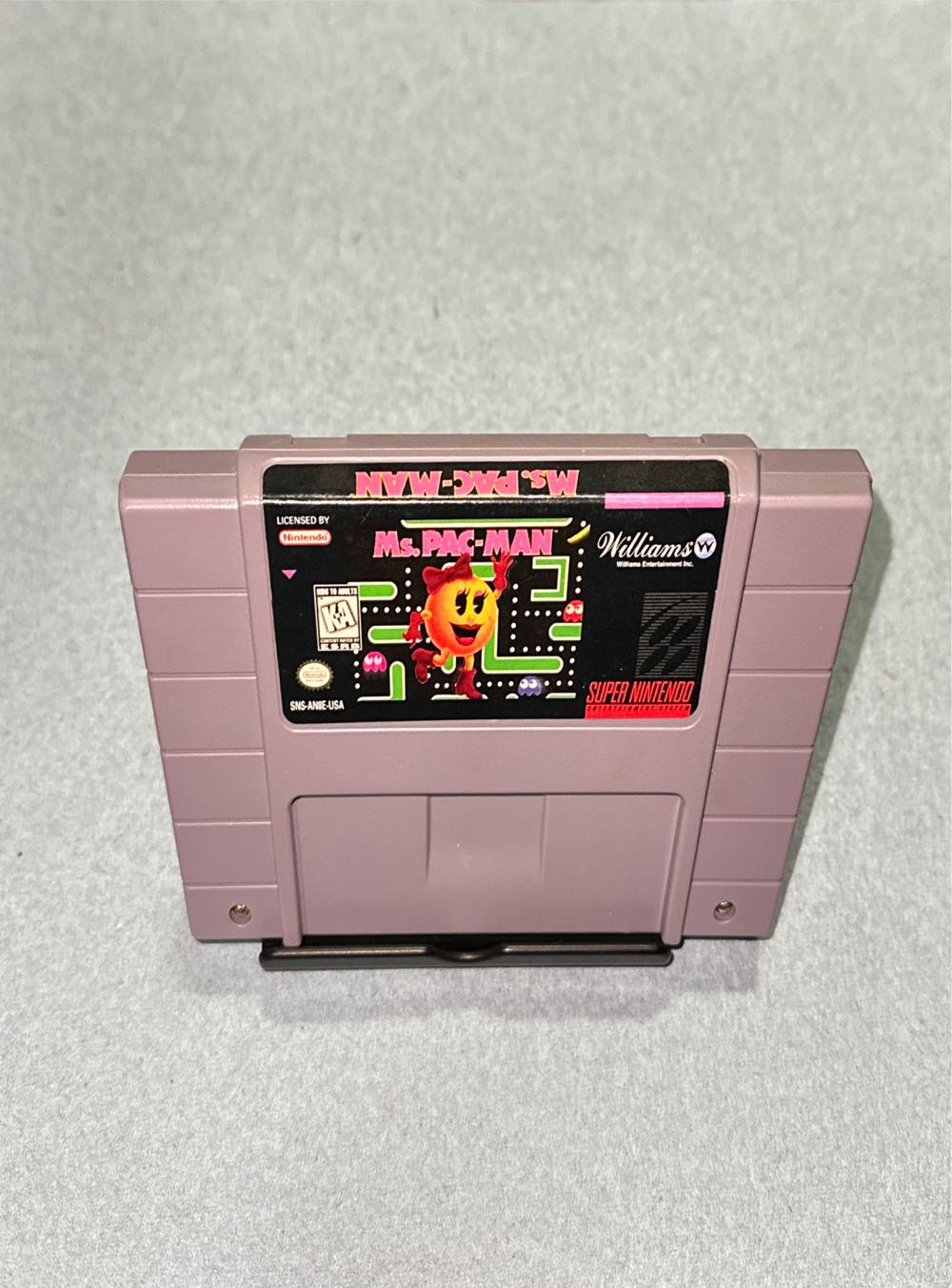 Ms. Pac-Man - Nintendo Super Nintendo Entertainment System (SNES) video game collectible - Main Image 3