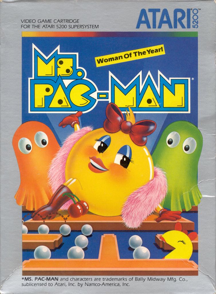 Ms. Pac-Man - Atari 5200 video game collectible - Main Image 1