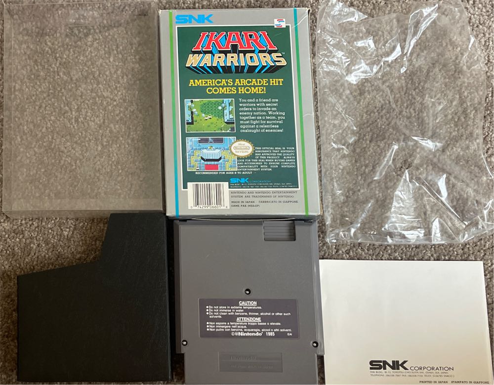 Ikari Warriors - Nintendo Entertainment System (NES) (SNK - 2) video game collectible [Barcode 074299066016] - Main Image 4