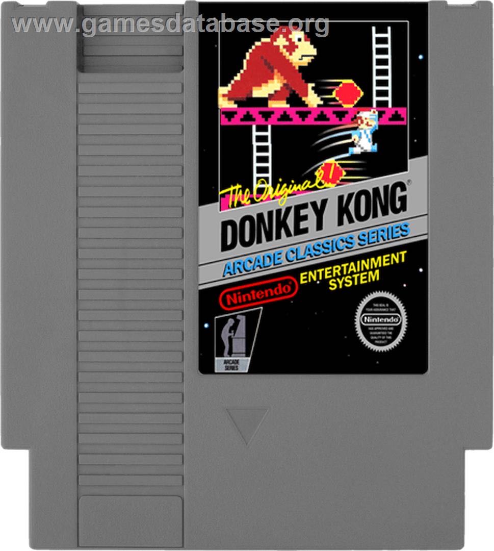 Donkey Kong - Nintendo Entertainment System (NES) (Nintendo - 1) video game collectible - Main Image 3