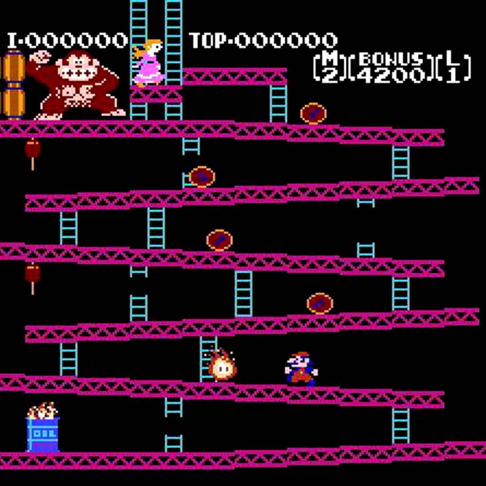 Donkey Kong - Nintendo Entertainment System (NES) (Nintendo - 1) video game collectible - Main Image 4
