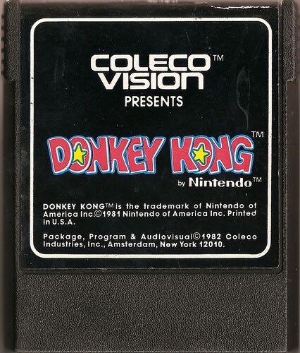 Donkey Kong - Colecovision (Coleco Industries, Inc. - 1 To 2 Players) video game collectible - Main Image 2