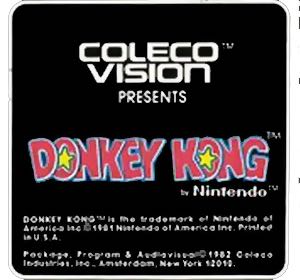 Donkey Kong - Colecovision video game collectible - Main Image 1